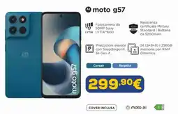 Euronics motorola moto g57 offerta