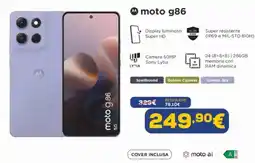 Euronics motorola moto g 86 offerta