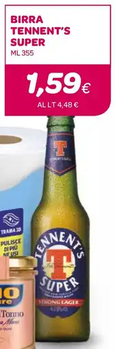 Ekom Birra TENNENT'S SUPER offerta