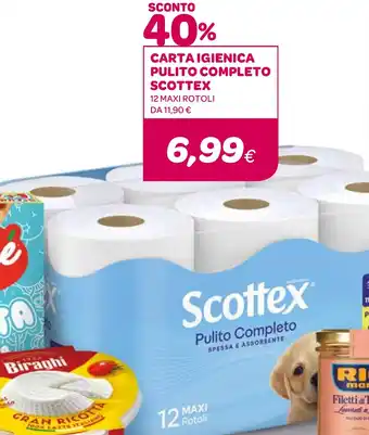 Ekom Carta igienica pulito completo SCOTTEX offerta