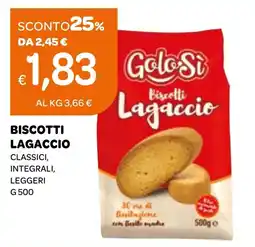Ekom Biscotti lagaccio classici, integrali, leggeri offerta