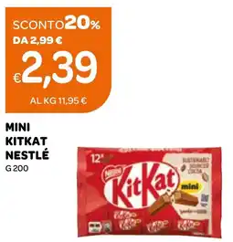 Ekom Mini kitkat NESTLÉ offerta