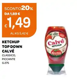 Ekom Ketchup top down CALVÉ offerta