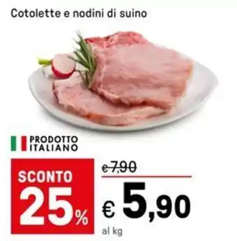 Iper La Grande Cotolette e nodini di suino offerta