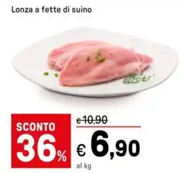 Iper La Grande Lonza a fette di suino offerta