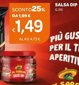 Ekom El sabor salsa dip offerta
