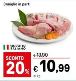 Iper La Grande Coniglio in parti offerta