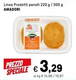 Iper La Grande Linea Prodotti panati AMADORI offerta