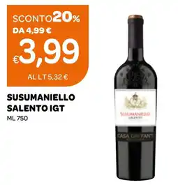 Ekom Susumaniello salento igt offerta