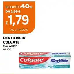Ekom Dentifricio colgate max white offerta