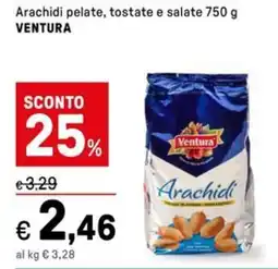 Iper La Grande Arachidi pelate, tostate e salate VENTURA offerta