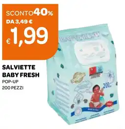 Ekom Salviette baby fresh pop-up offerta