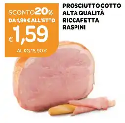 Ekom Prosciutto cotto alta qualità riccafetta raspini offerta