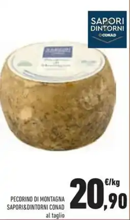 Conad Pecorino di montagna SAPORI&DINTORNI CONAD offerta