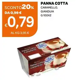 Ekom Panna cotta caramello, gianduia offerta