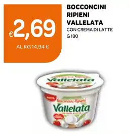 Ekom Bocconcini ripieni vallelata con crema di latte offerta