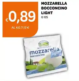 Ekom Mozzarella bocconcino light offerta