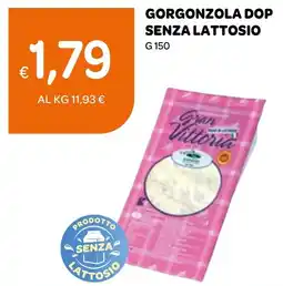Ekom Gorgonzola dop senza lattosio offerta