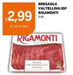 Ekom Bresaola valtellina igp RIGAMONTI offerta