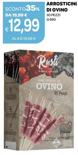 Ekom Rusti arrosticini di ovino offerta