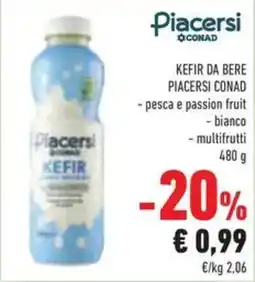 Conad Kefir da bere PIACERSI CONAD offerta