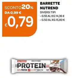 Ekom Barrette nutrend offerta