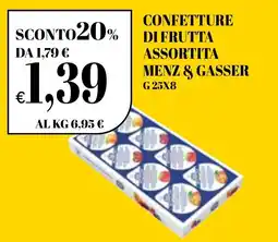 Ekom Confetture di frutta assortita menz & gasser offerta
