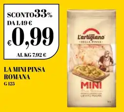 Ekom L'artigiano la mini pinsa romana offerta
