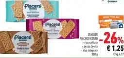 Conad Cracker PIACERSI CONAD offerta