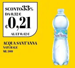 Ekom Acqua sant'anna naturale offerta