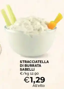 Mercatò Stracciatella di burrata sabelli offerta