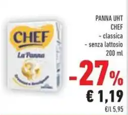Conad Panna uht CHEF offerta