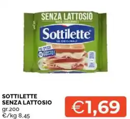 Mercatò Sottilette senza lattosio offerta