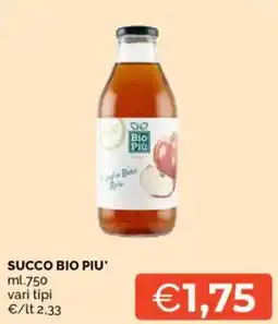 Mercatò Succo BIO PIU' offerta