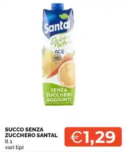 Mercatò Succo senza zucchero SANTAL offerta