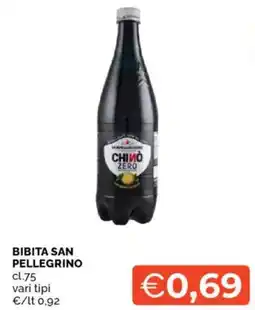 Mercatò Chino bibita san pellegrino offerta