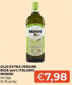 Mercatò Olio extra vergine bios 100% italiano MONINI offerta