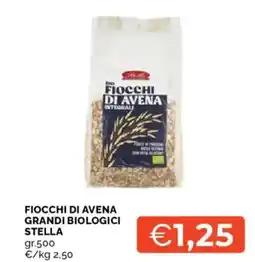 Mercatò Fiocchi di avena grandi biologici stella offerta