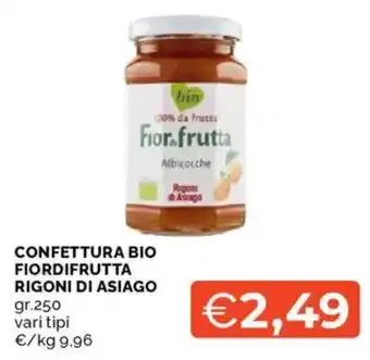 Confettura bio fiordifrutta RIGONI DI ASIAGO