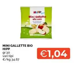 Mercatò Mini gallette bio HIPP offerta
