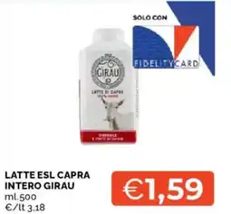 Mercatò Latte esl capra INTERO GIRAU offerta