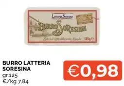 Mercatò Burro LATTERIA SORESINA offerta