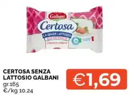 Mercatò Certosa senza lattosio GALBANI offerta