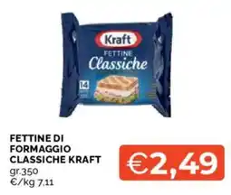 Mercatò Fettine di formaggio classiche KRAFT offerta