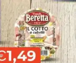 Mercatò Beretta il cotto a cubetti offerta