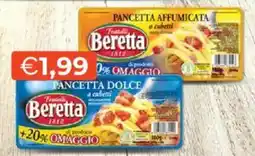 Mercatò Beretta pancetta affumicata a cubetti, pancetta dolce offerta