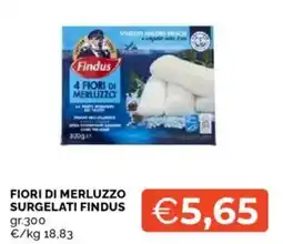 Mercatò Fiori di merluzzo surgelati FINDUS offerta