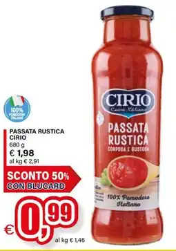 Il Gigante Passata rustica cirio offerta