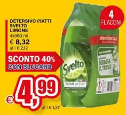 Il Gigante Detersivo piatti svelto limone offerta