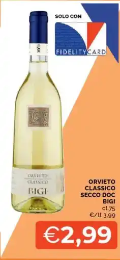 Mercatò Orvieto classico secco doc bigi offerta